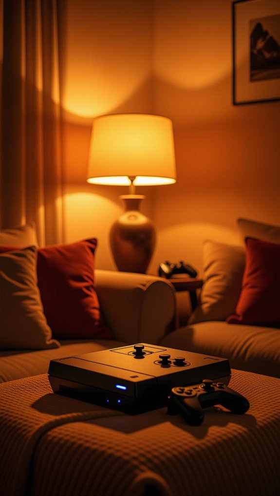 cozy warm ambient lighting