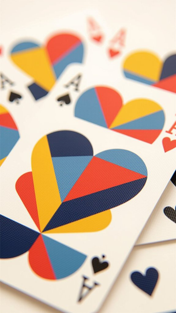 cubism inspired heart art