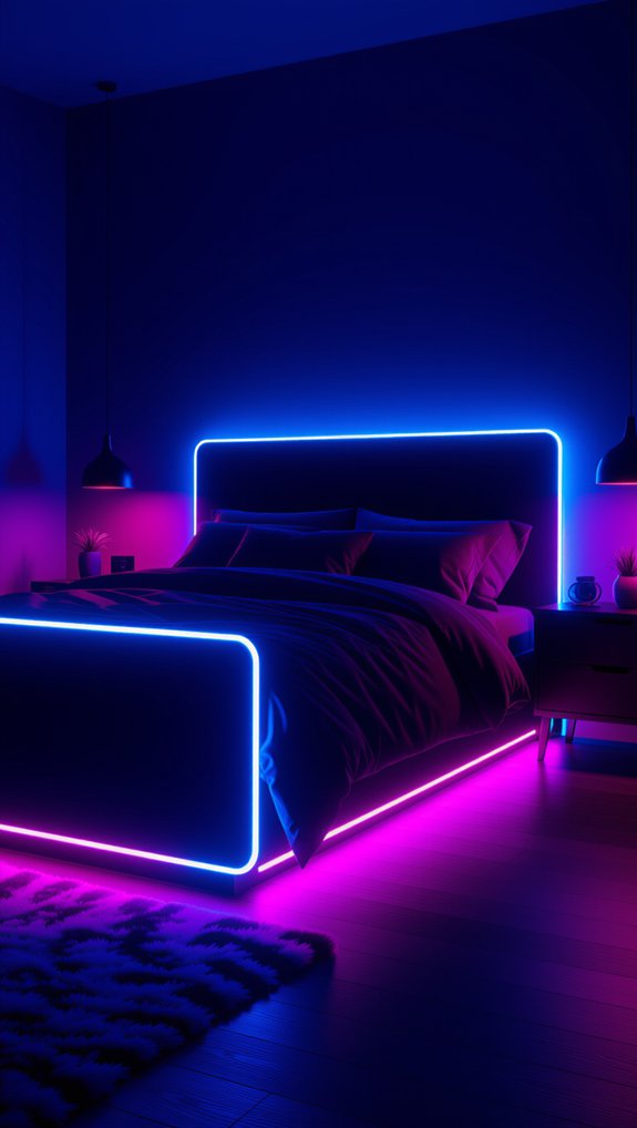 customizable rgb bed lighting