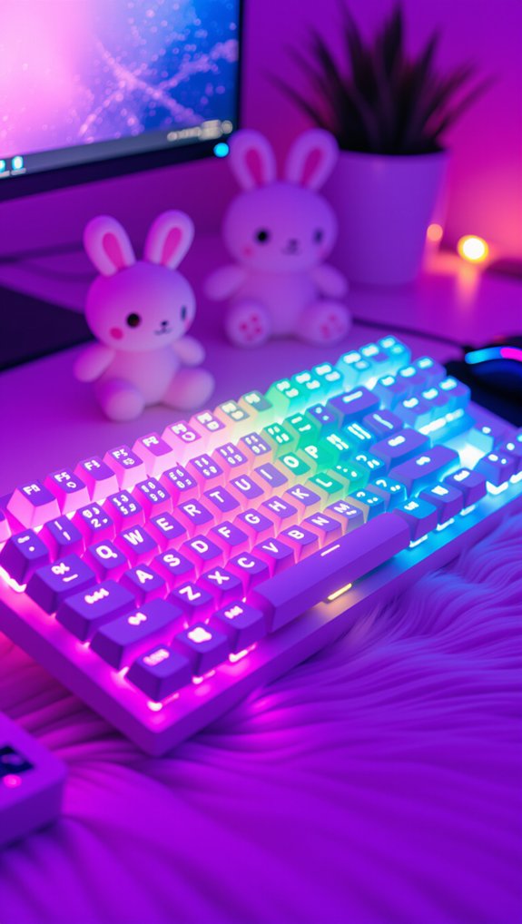 cute rgb keyboard customization