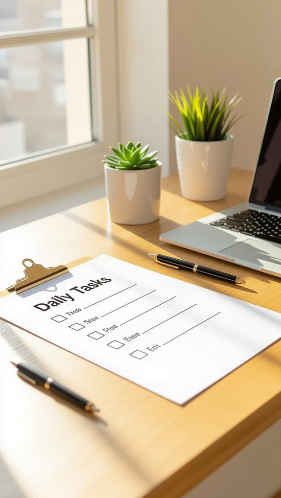 daily task checklist management