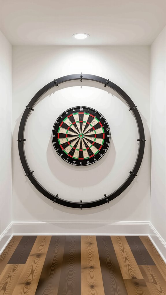 dart board wall installation guidelines