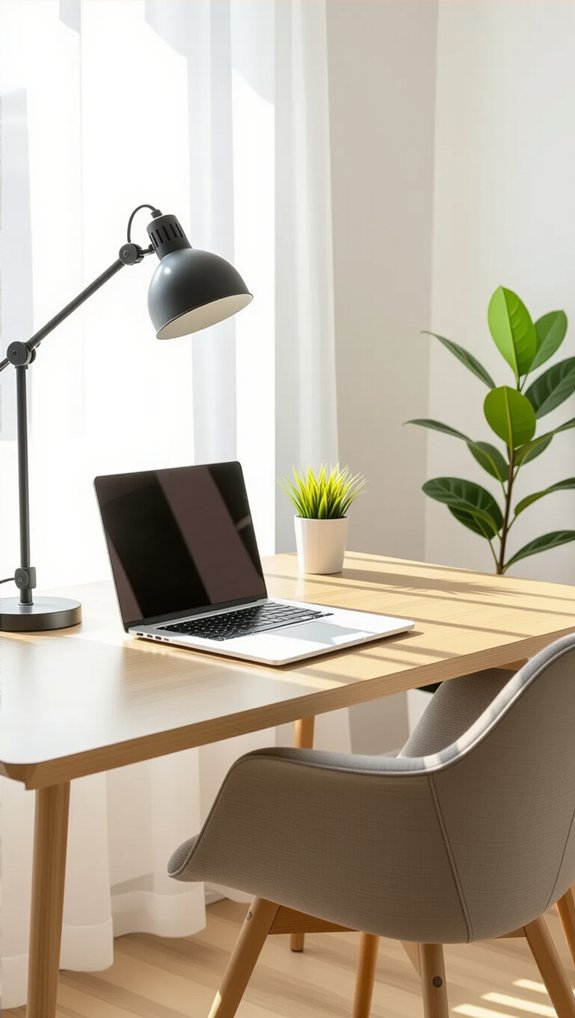 dedicated comfortable study space