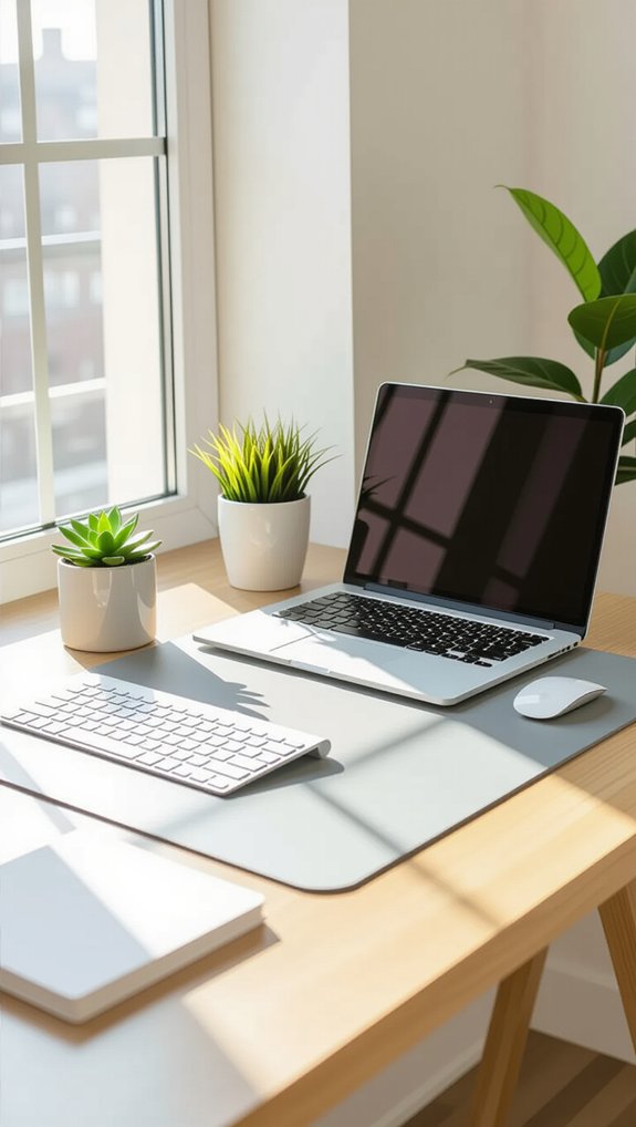 desk pad protects workspace aesthetics