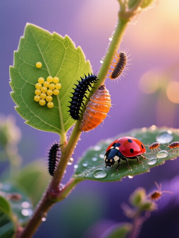 diverse habitats support ladybugs