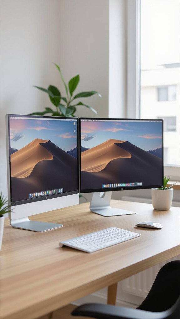 dual monitors enhance productivity