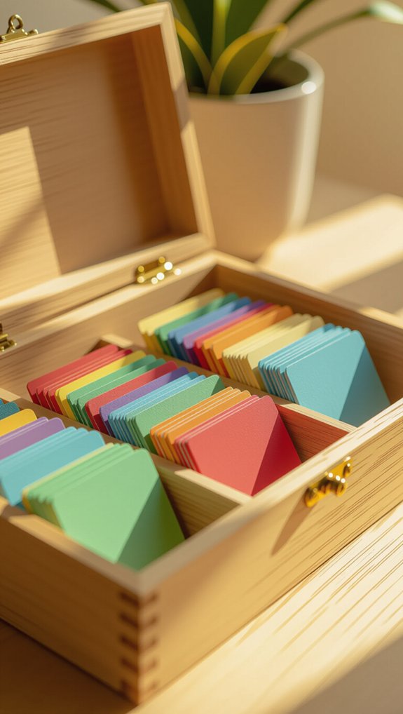 efficient flashcard study system