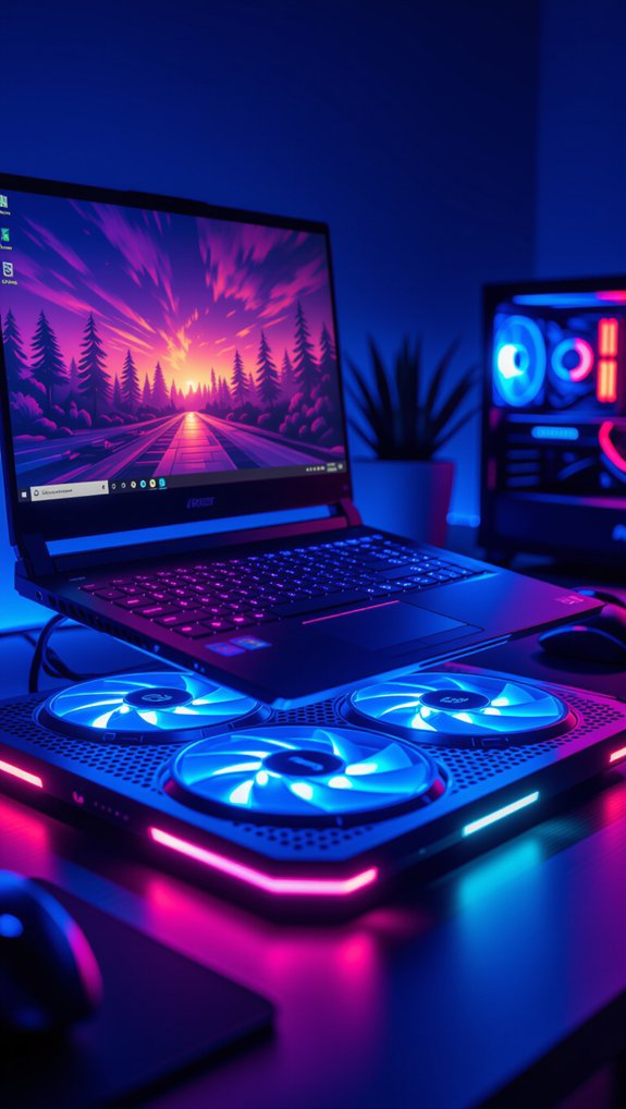 enhanced cooling for laptops