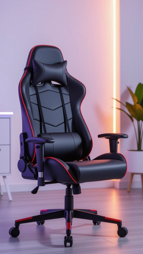 ergonomic comfort for gamers