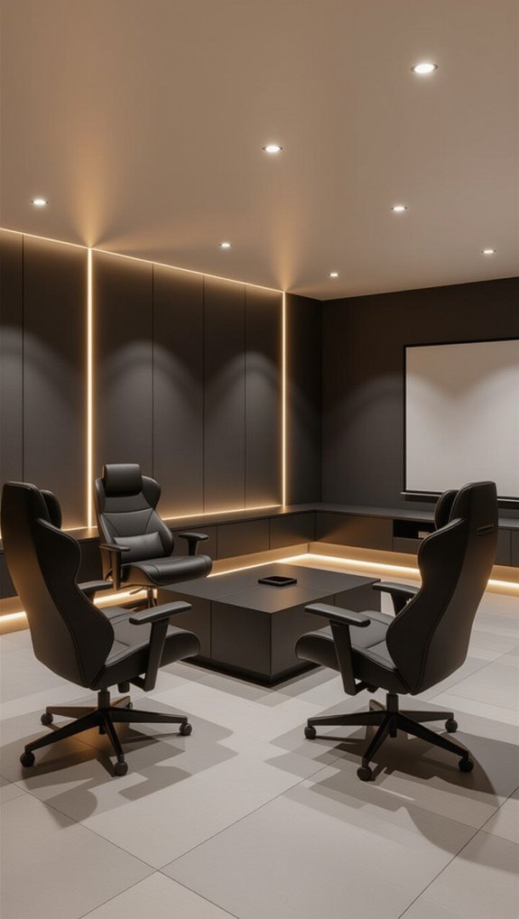 ergonomic comfortable gaming area