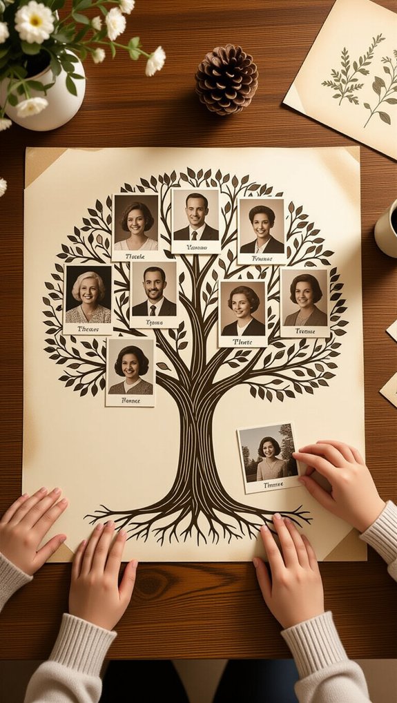 family history collage project