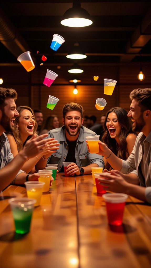 fast paced team drinking game