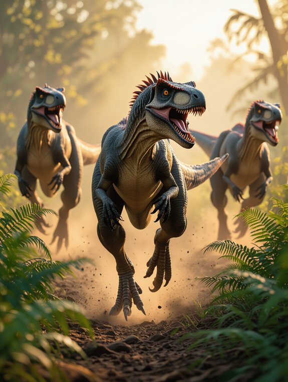 feathered dinosaurs with claws