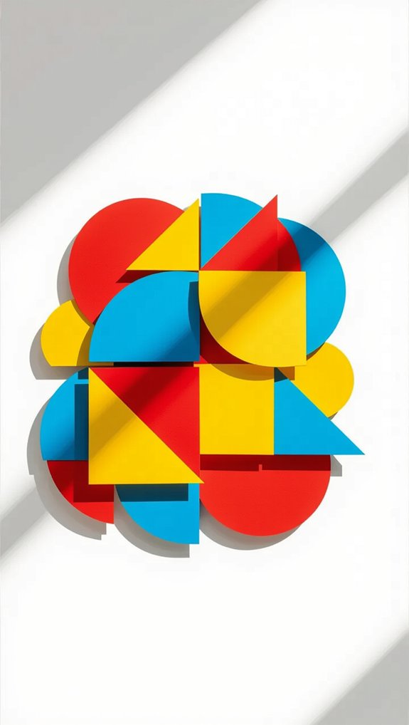 geometric shapes and colors