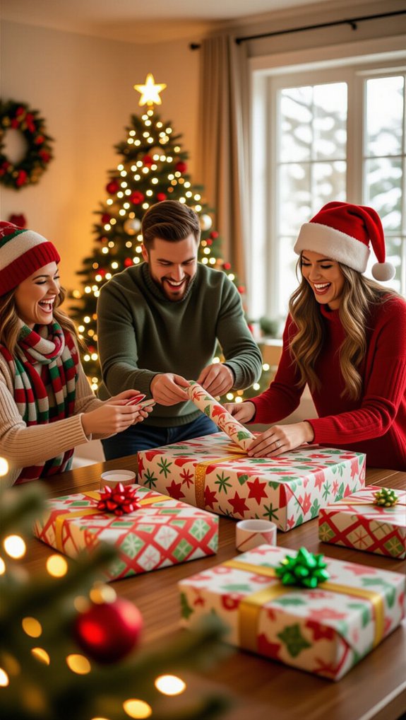 gift wrapping team challenge