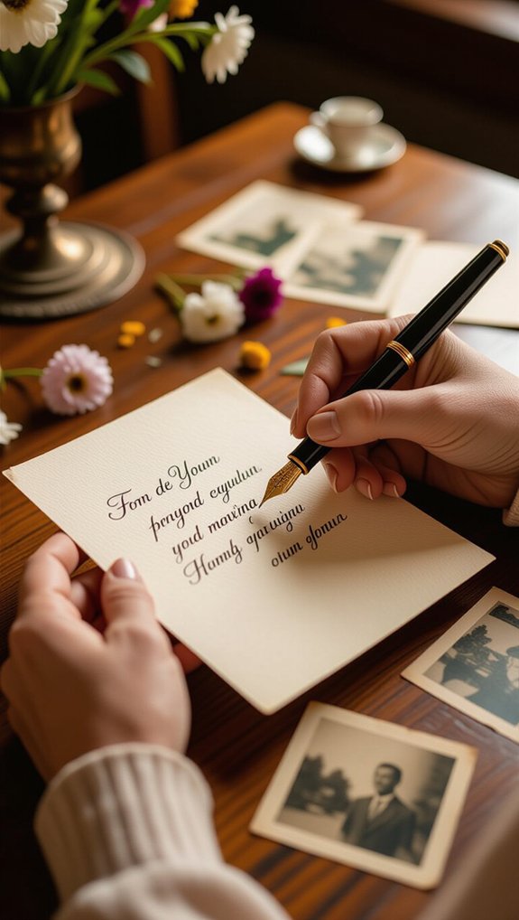 handwritten love letter creation