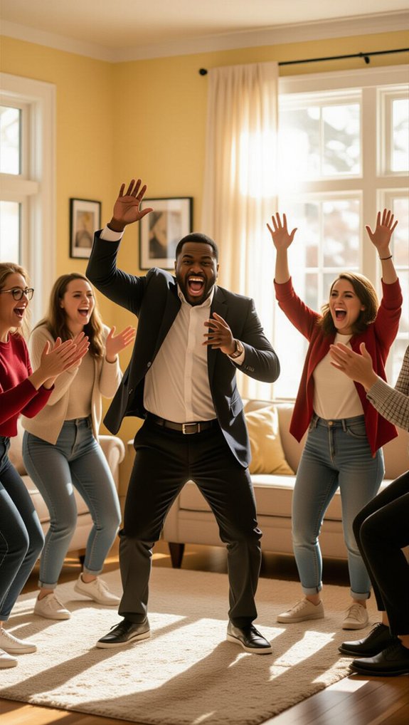 high energy acting teamwork