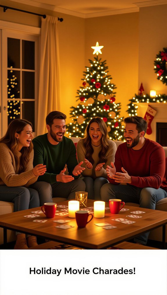 holiday movie acting game