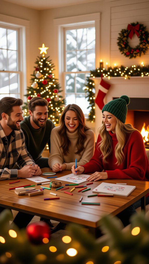 holiday themed drawing game