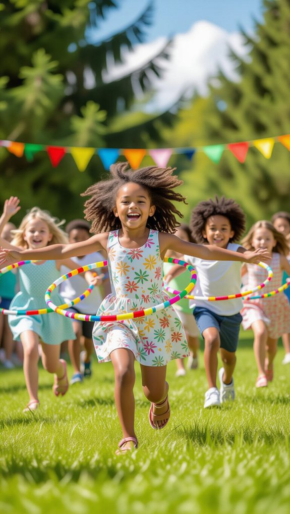 hula hoop fun competition