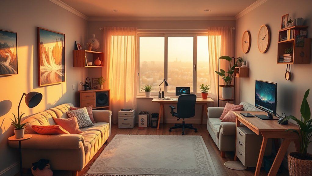kawaii gaming room inspiration