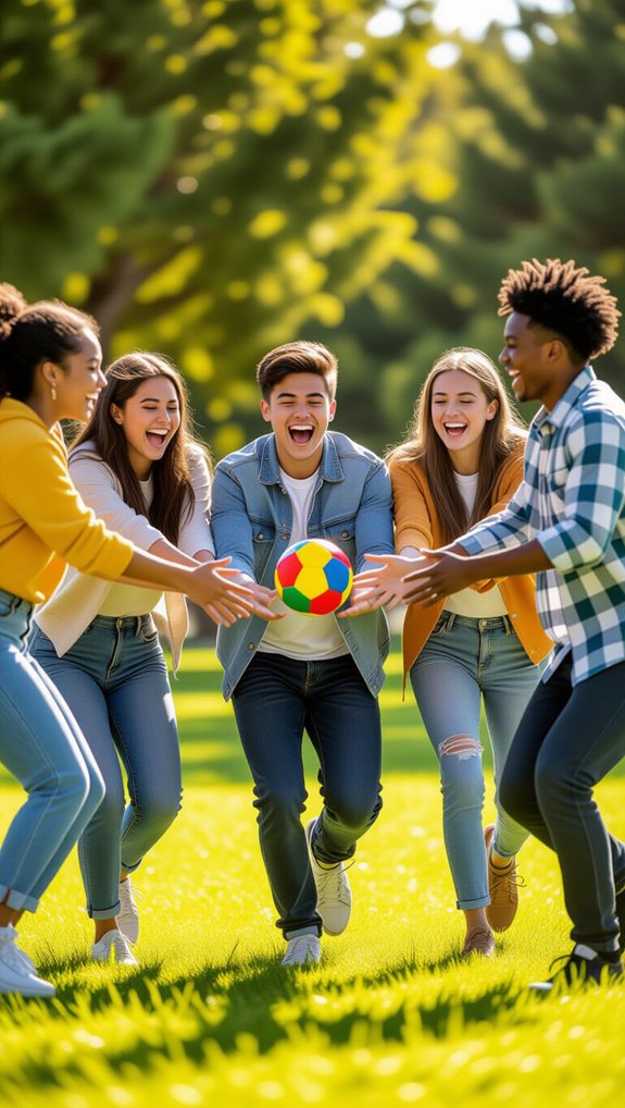 knees and elbows teamwork activity