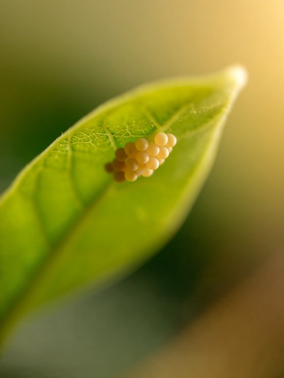 ladybug egg development stages