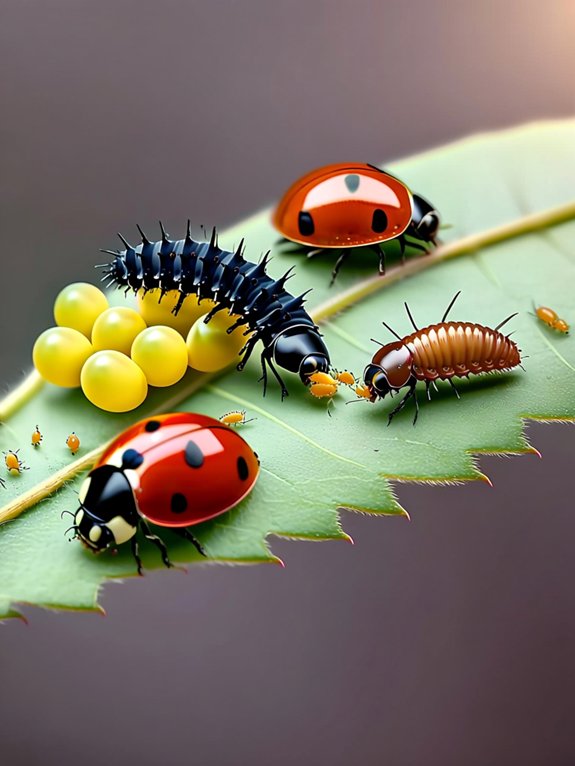 ladybug feeding habits vary