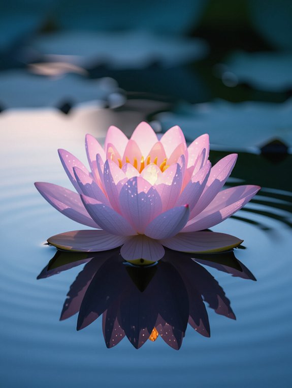 lotus symbolizes spiritual growth