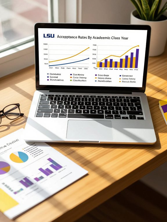 lsu acceptance rate trends