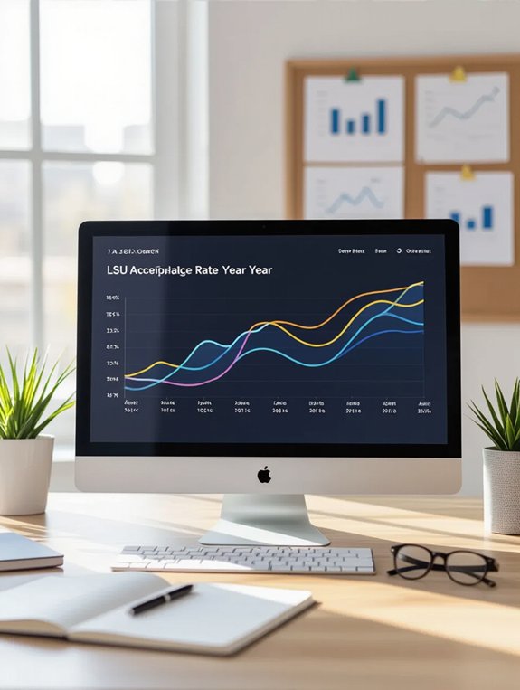 lsu acceptance rate trends