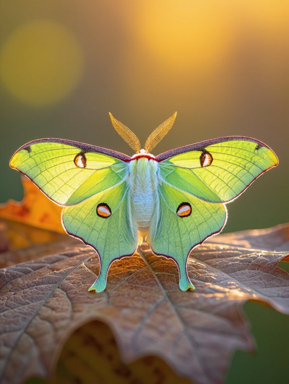 luna moth s north american range