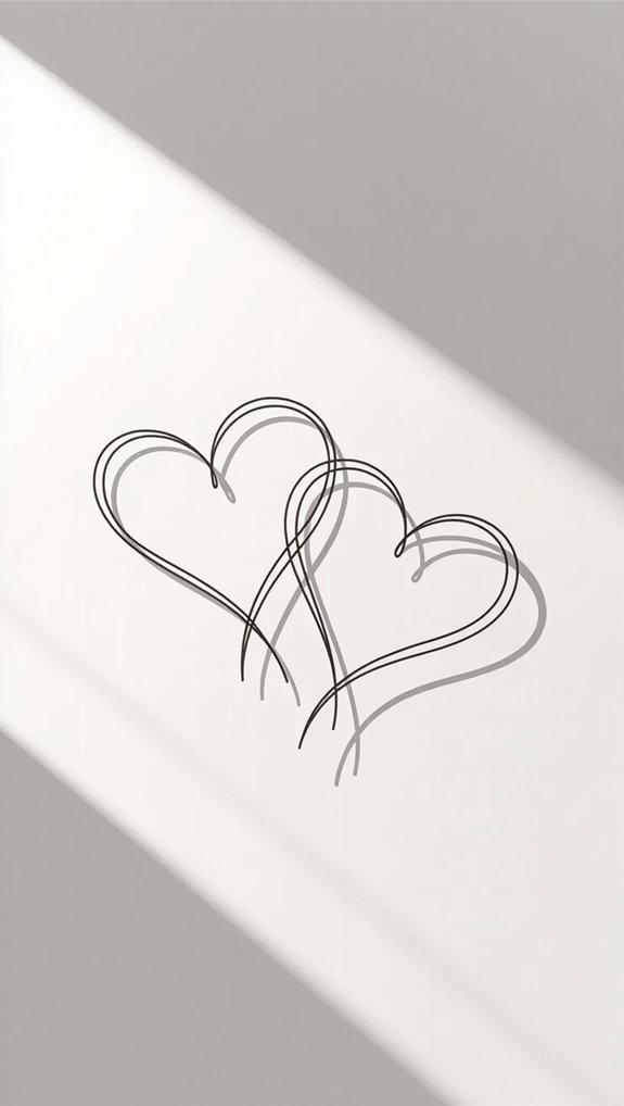 minimalist monochrome love art