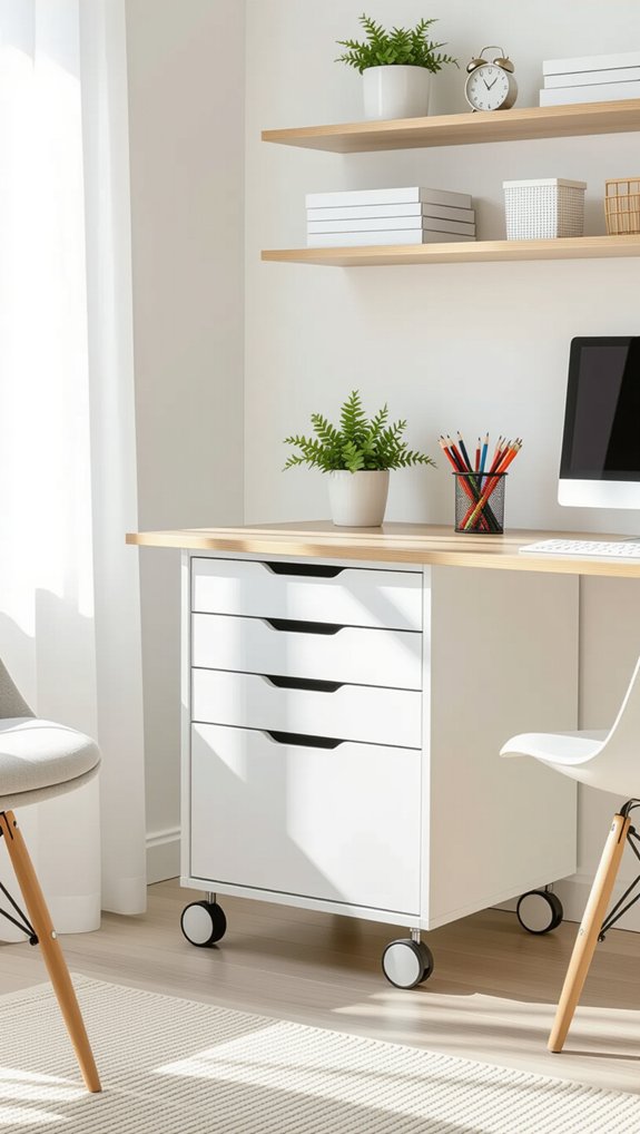 mobile storage solutions organized