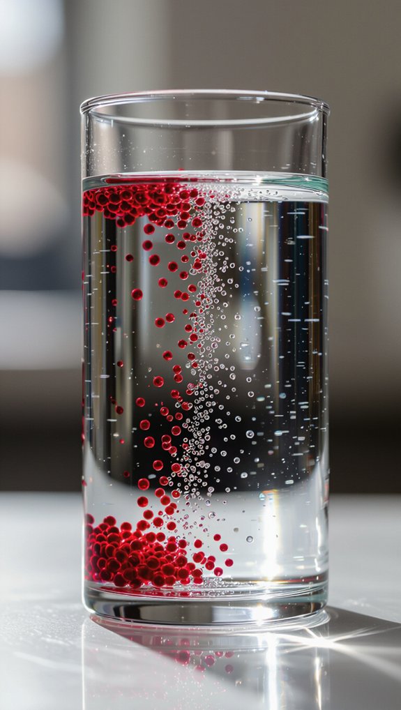 molecules spread via diffusion