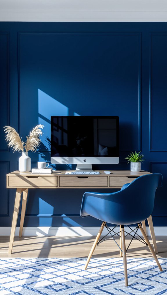 navy blue enhances gaming focus
