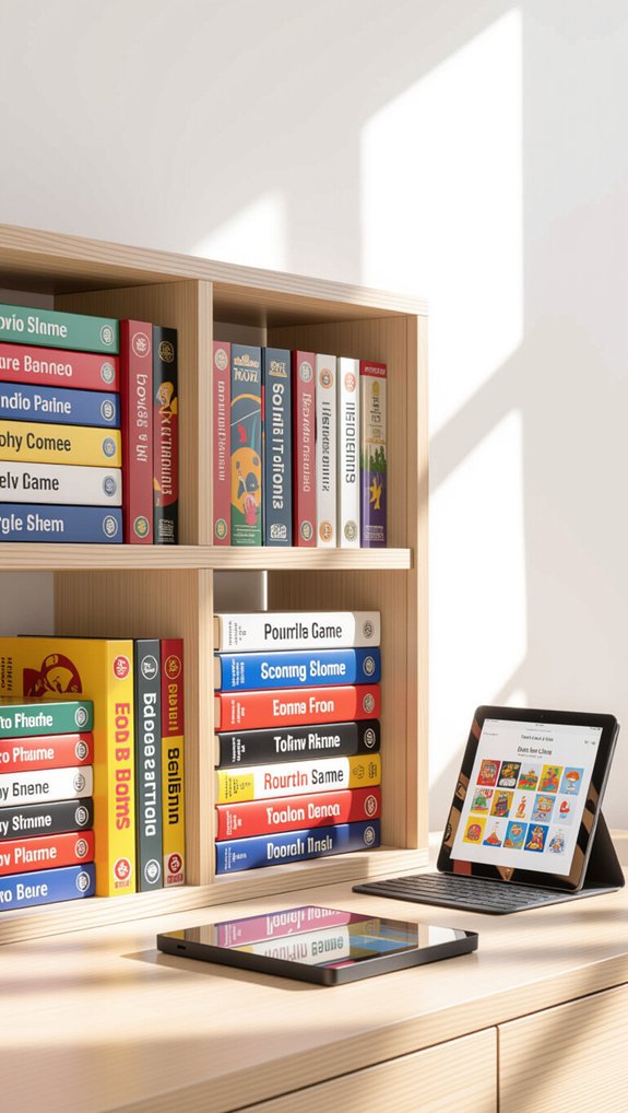 organize games for convenience