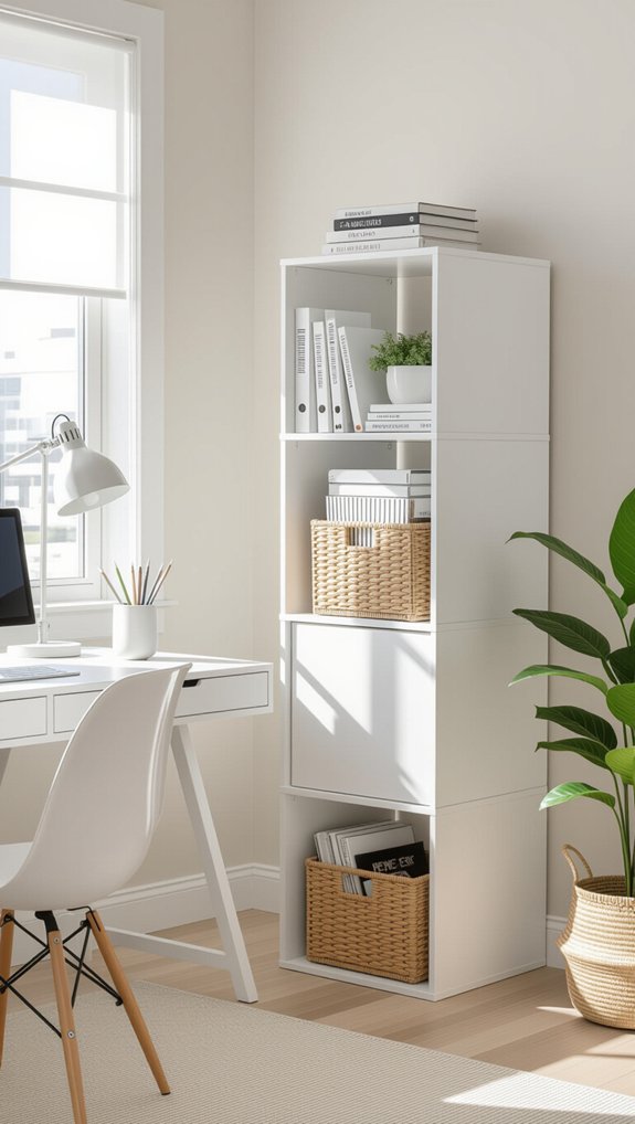 organize with stylish cubes