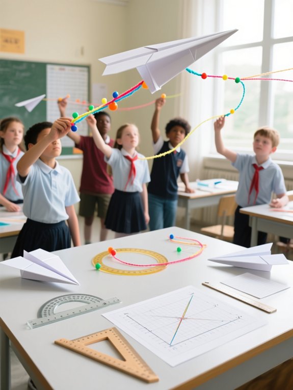 paper airplane flight dynamics