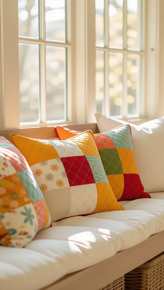 patchwork pillow crafting guide
