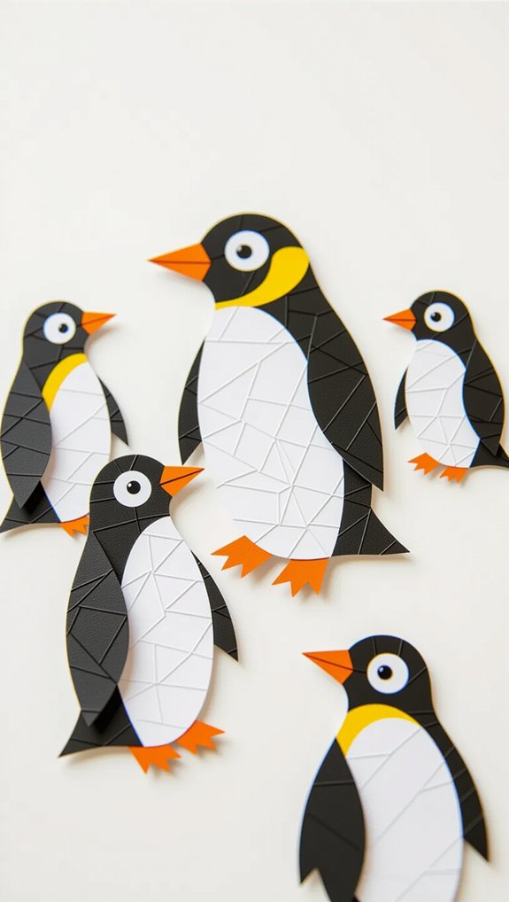 penguin collage craft activity