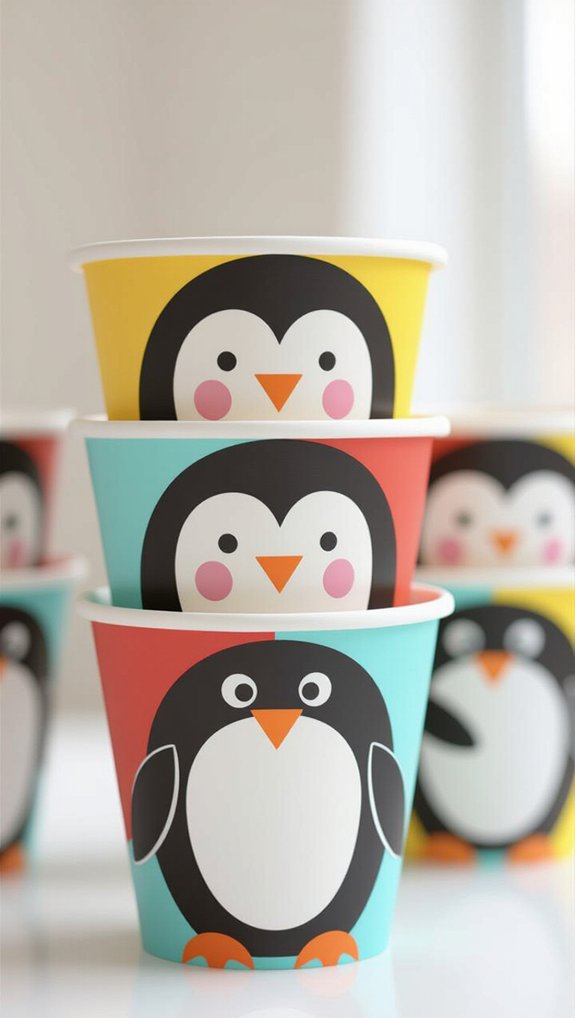 penguin stacking teamwork activity