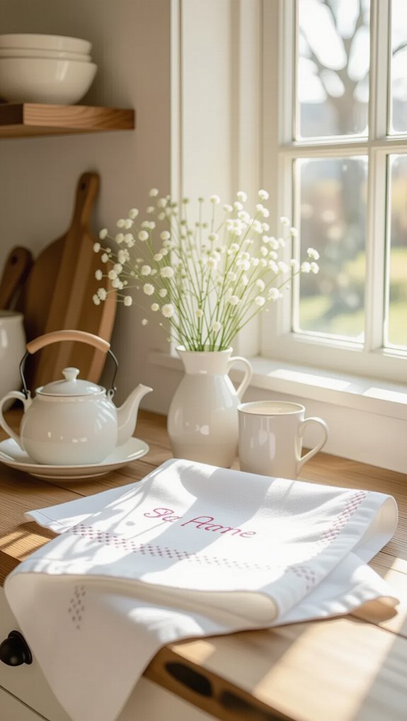 personalized custom tea towels