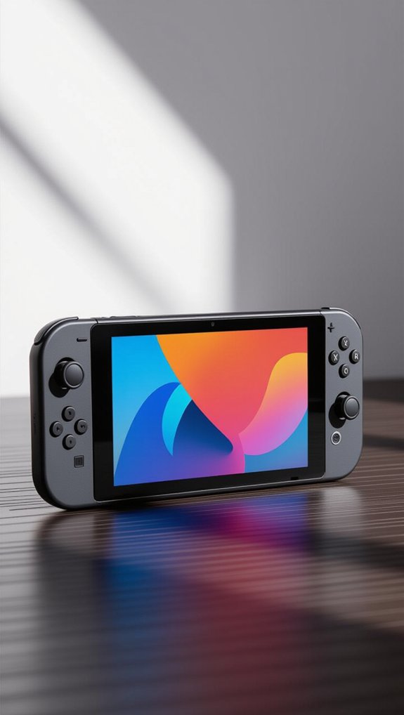 portable gaming with oled display