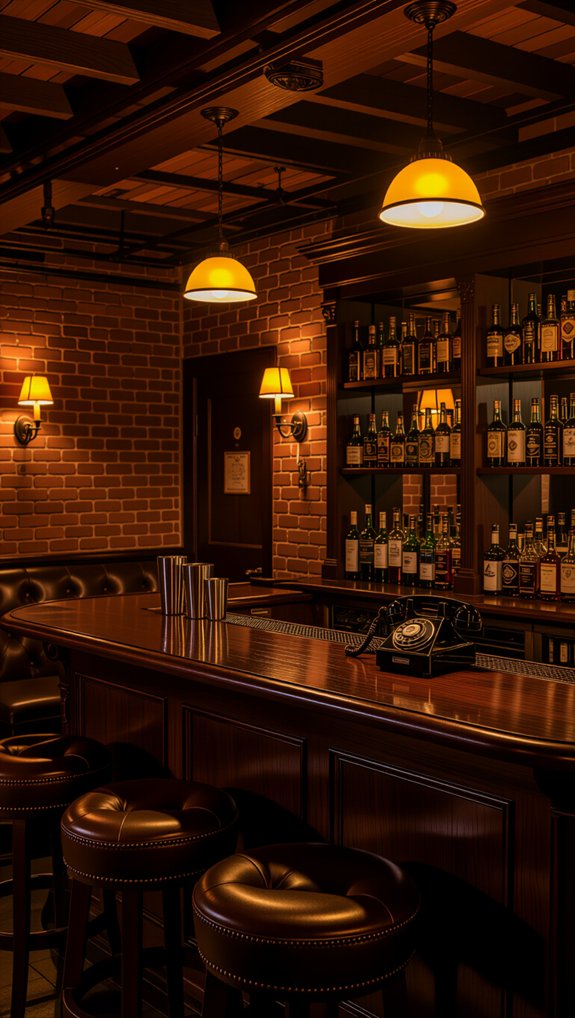prohibition era speakeasy bar