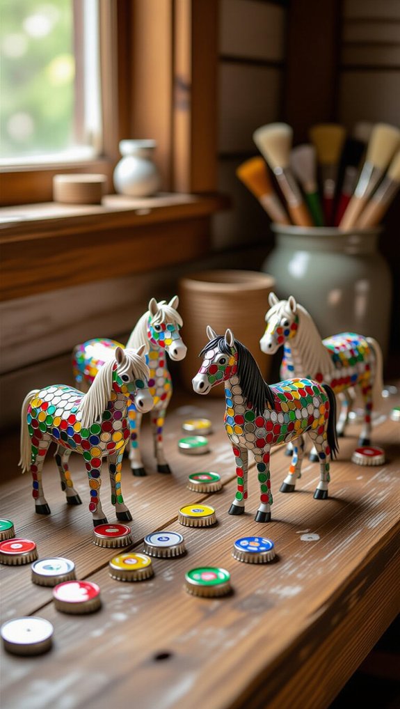 recycled bottle cap crafts