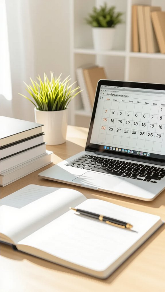 regular homework schedule routine