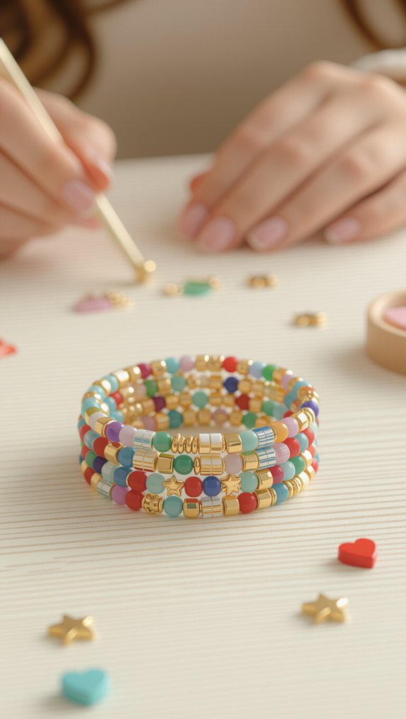 resolution reminder bracelet craft