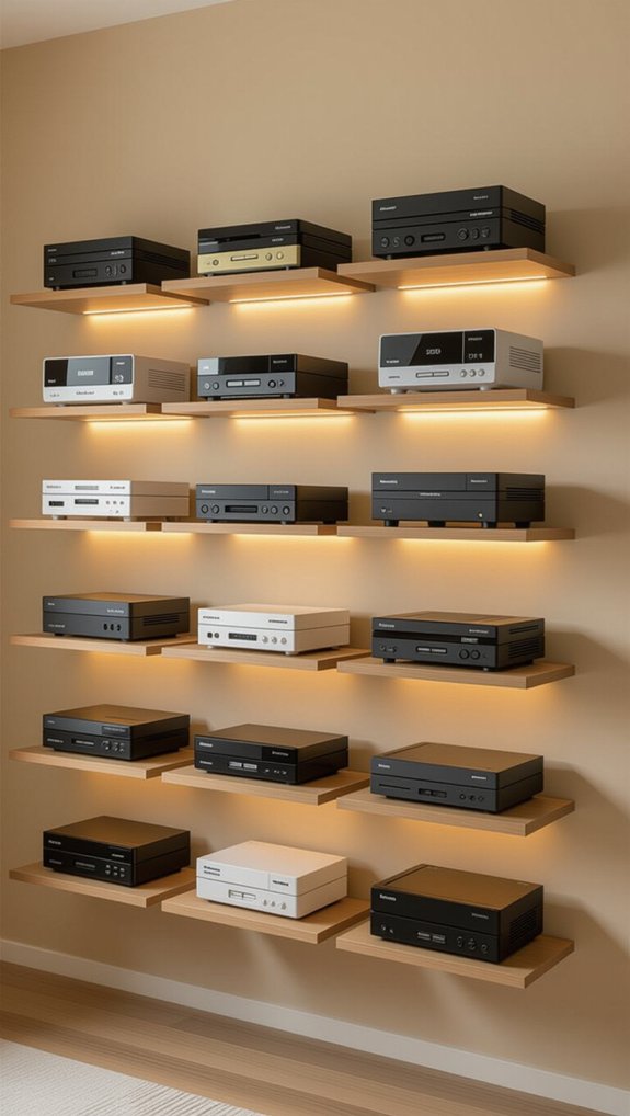 retro console display ideas