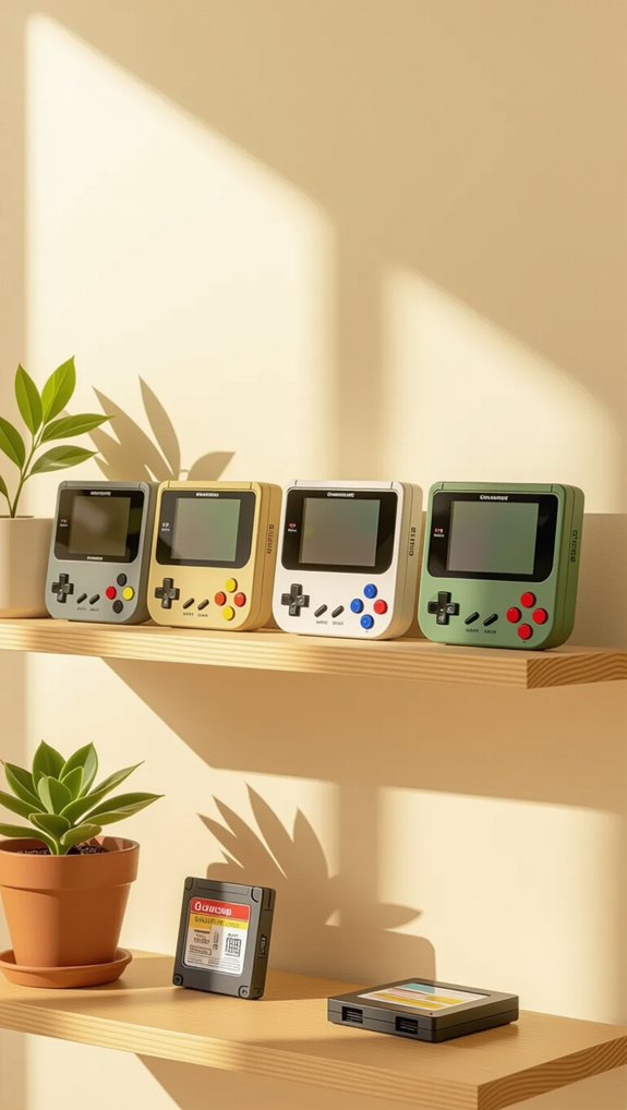 retro game boy showcase